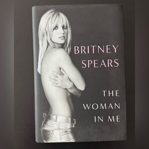 Britney Spears "The Woman In Me" Hardcover Book - Black & Pink Cover